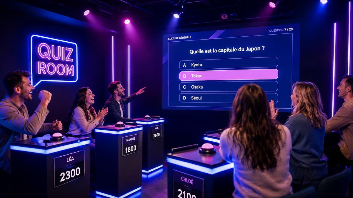 Quiz Room & Jeu Télé en Équipe