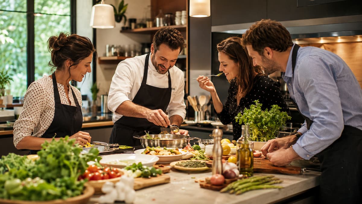 Cours de Cuisine avec Chef Professionnel