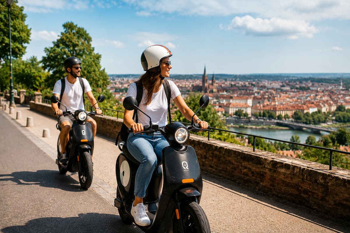 Balade en scooter électrique