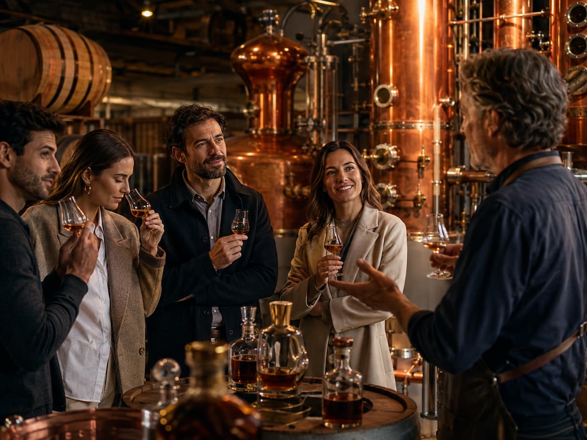 Visite de distillerie & dégustation de spiritueux