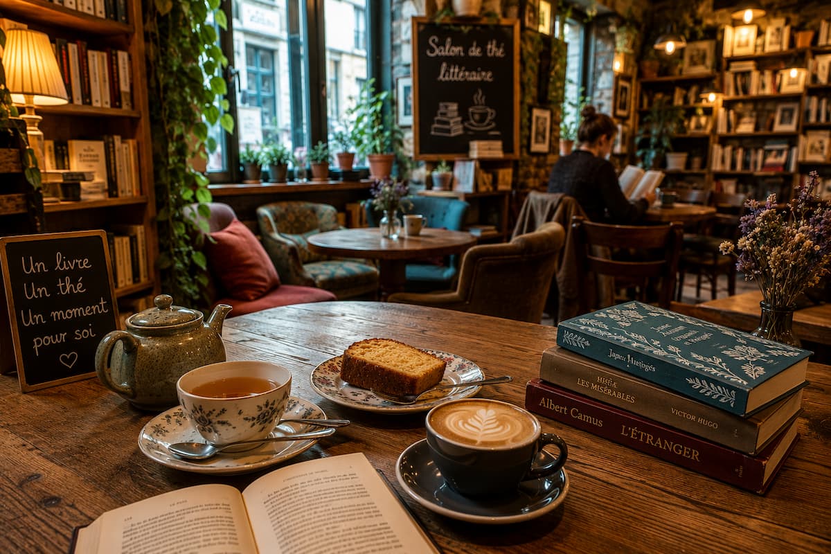 Cafés-librairies & salons de thé littéraires