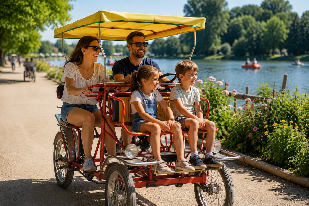 Location de rosalies (vélo à 4 roues)