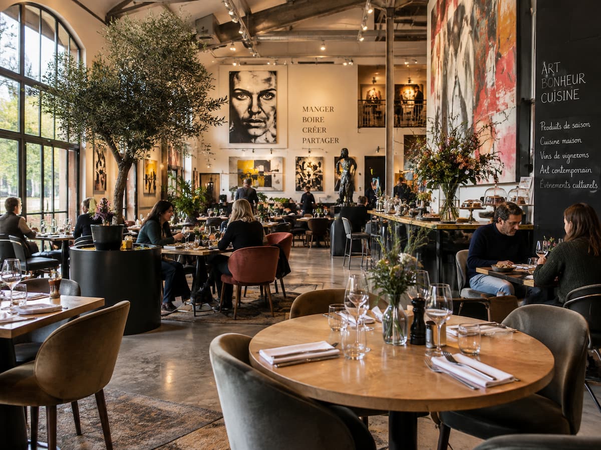 Cafés-restaurants dans des lieux culturels & artistiques