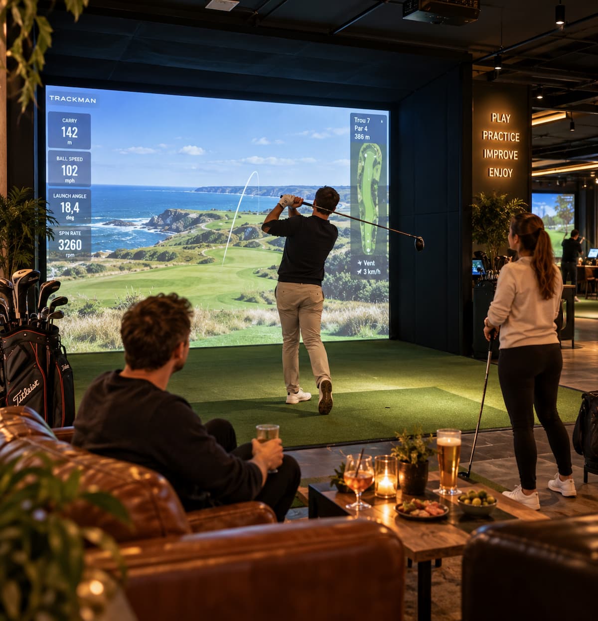 Golf indoor & simulateur de golf