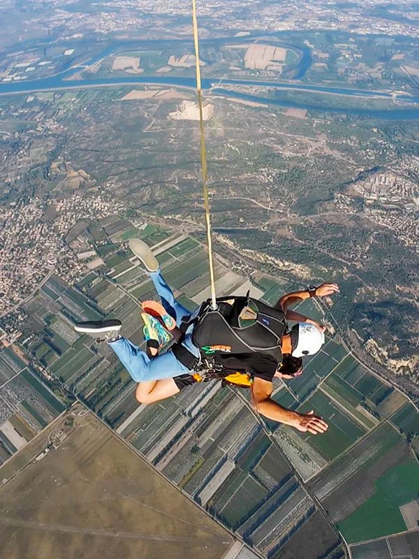 Volzen - Stage PAC - Saut en parachute tandem - Avignon — Pujaut