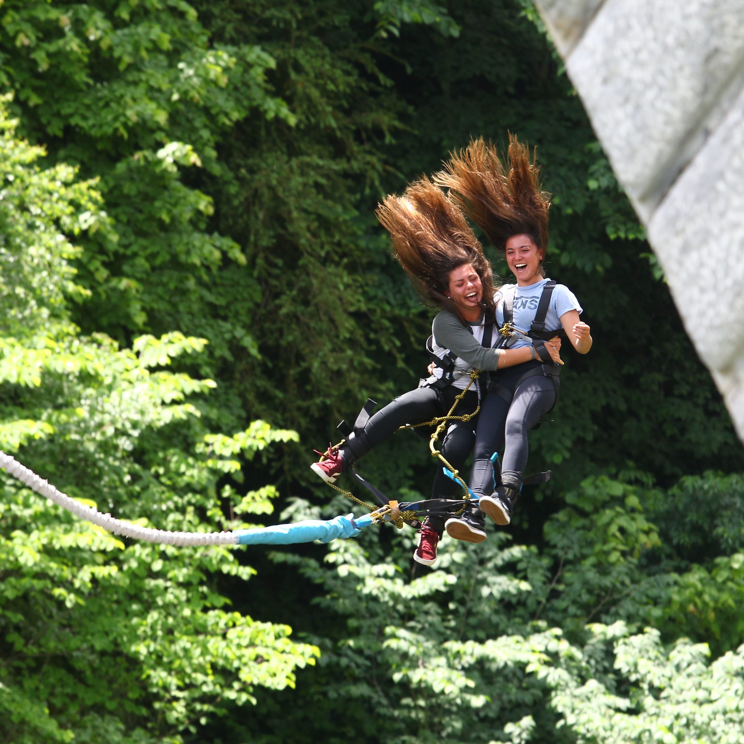 Saut à l'élastique du Pont Napoléon à Luz-Saint-Sauveur