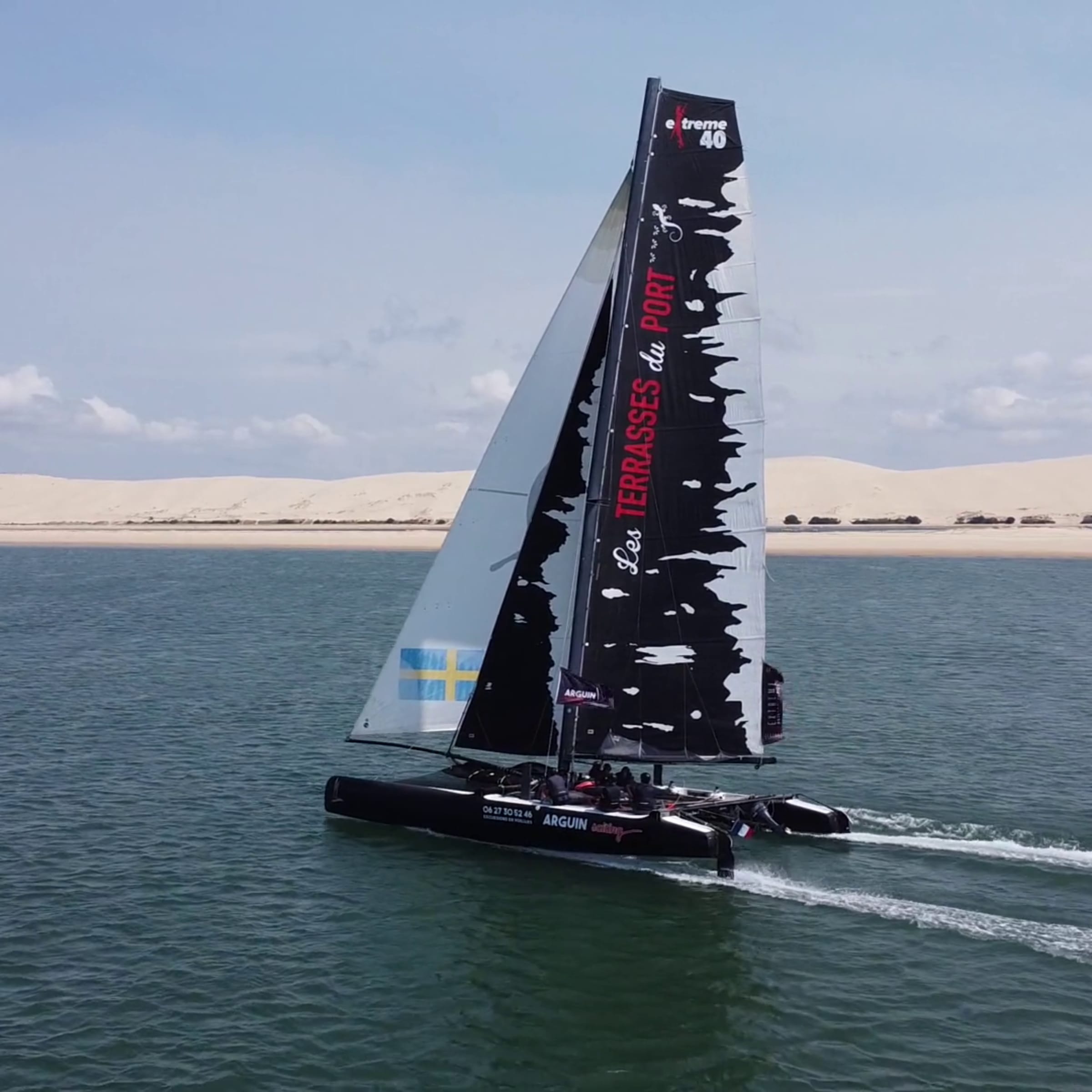 Stage de pilotage de catamaran de course à Arcachon