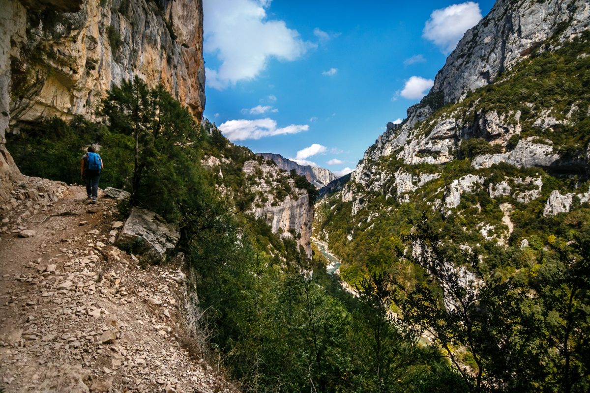 Sentier Blanc-Martel - 16 km au fond des Gorges du Verdon — Randonnée pédestre — La Palud-sur-Verdon