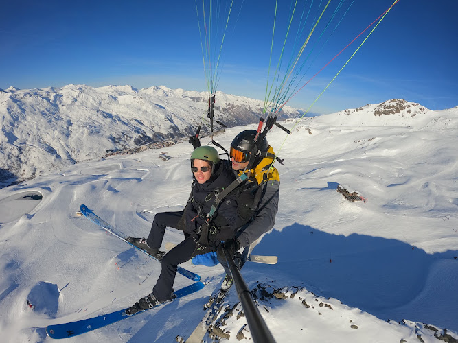 Fly and Slide parapente biplace et snake Gliss — Baptême en parapente — Les Belleville