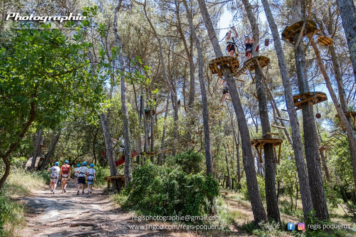 Passerelles des Cîmes — Accrobranche - Parcours Aventure — Lagnes