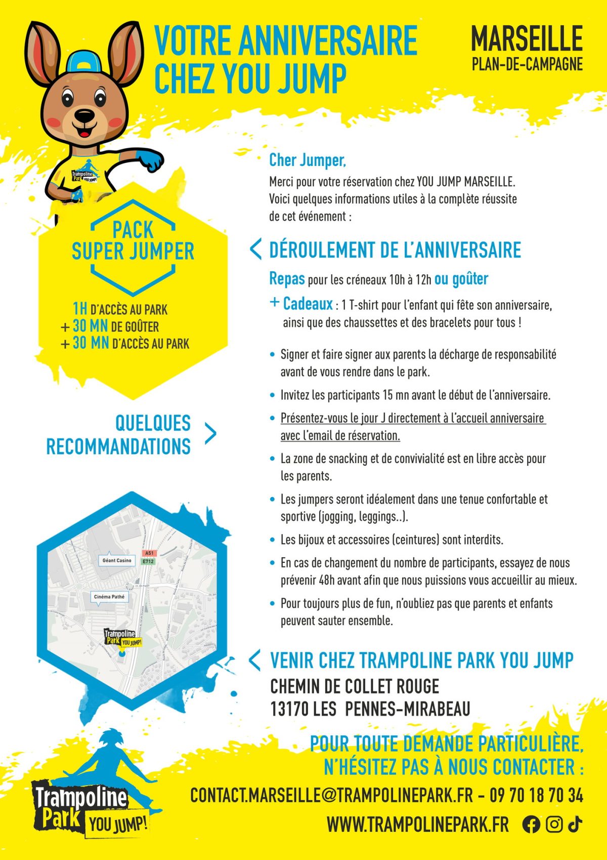 Trampoline Park Marseille Plan de Campagne