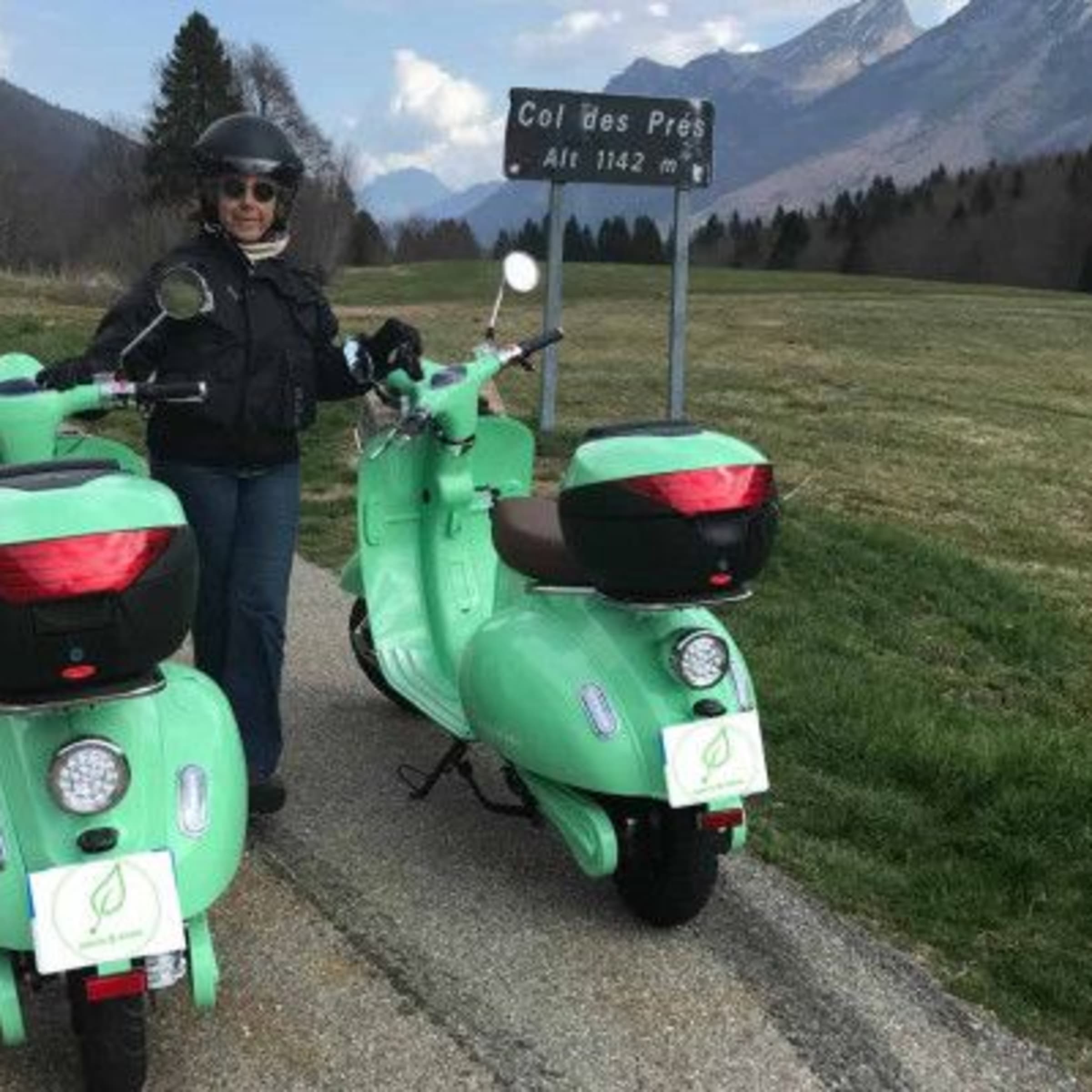 "Les Bauges" découverte à Vespa électrique