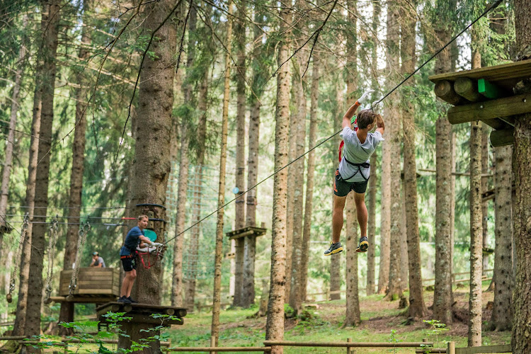 Aventure Parc les gets — Accrobranche - Parcours Aventure — Les Gets