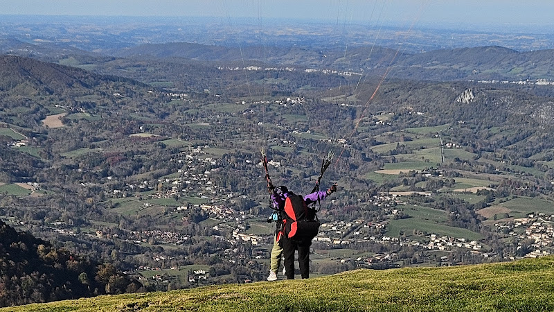 Départ parapente