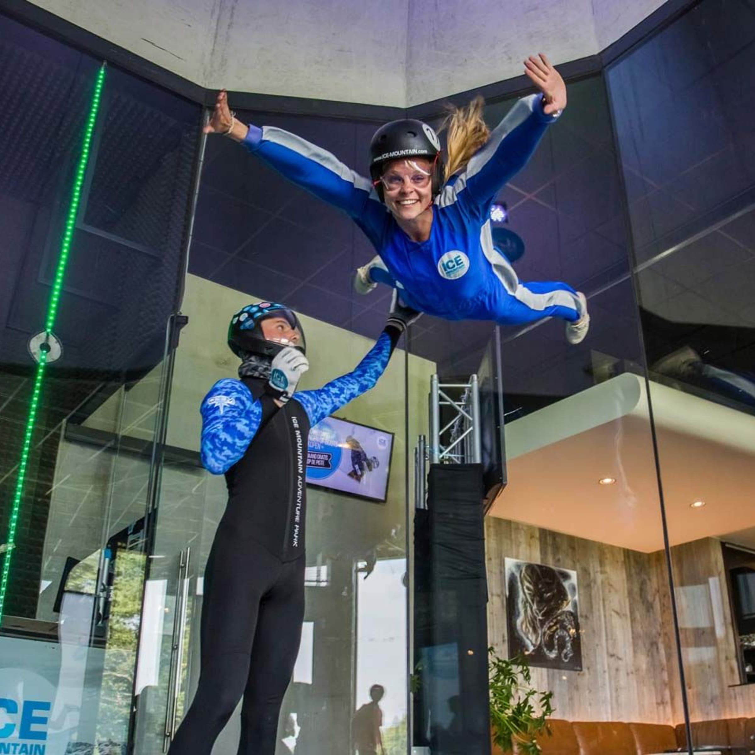 Simulateur de chute libre en Soufflerie à Comines en Belgique