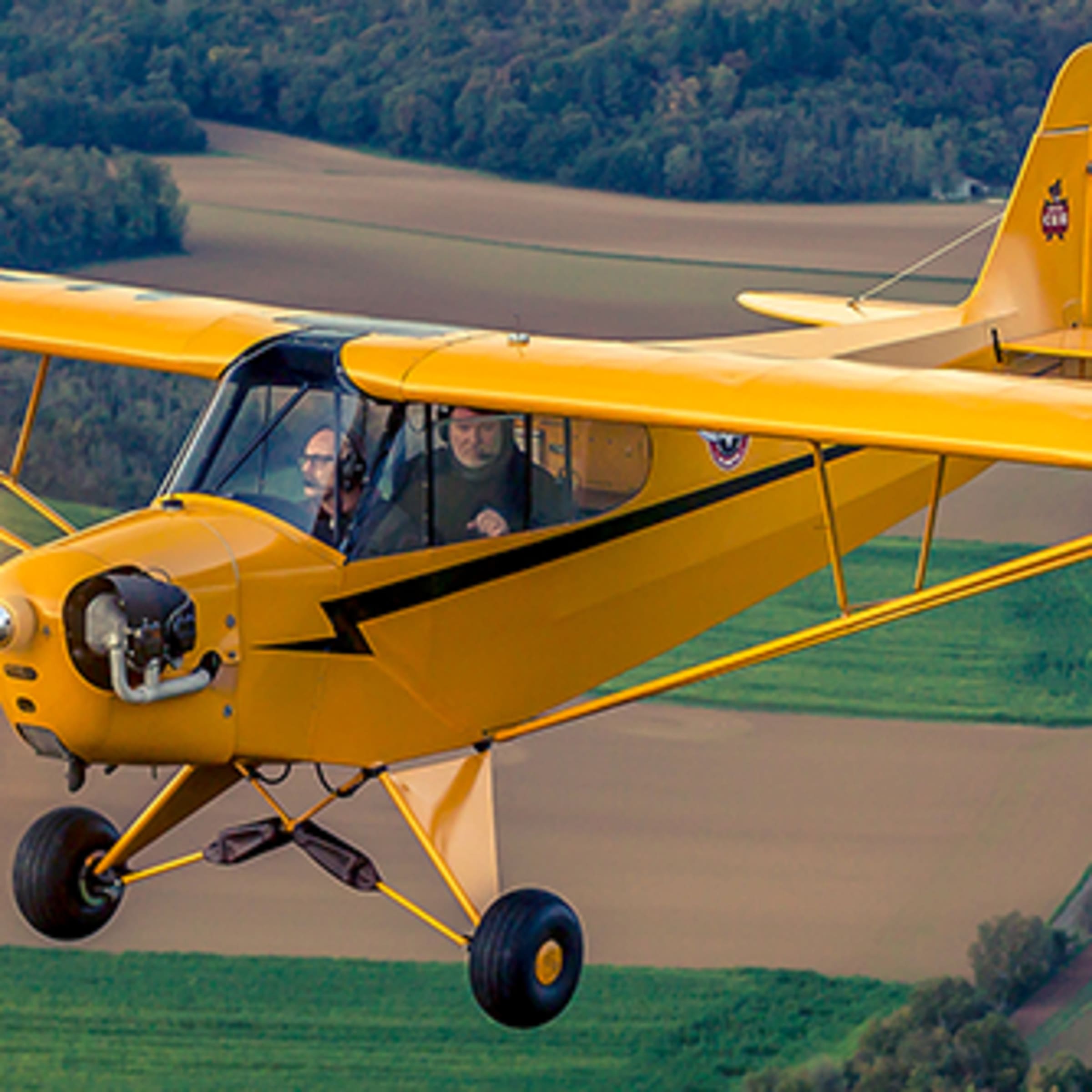 Vol découverte en avion de collection à Cerny