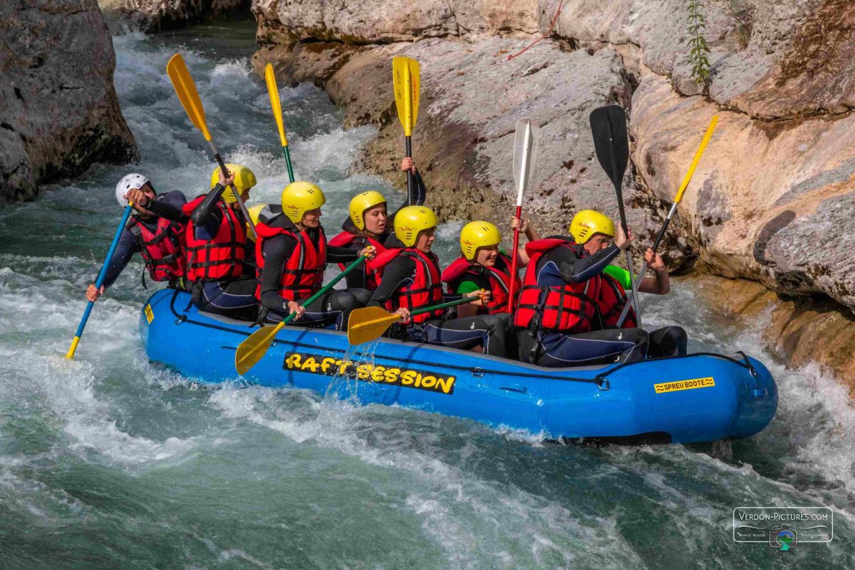 Raft Session : Rafting canyoning Verdon — Castellane