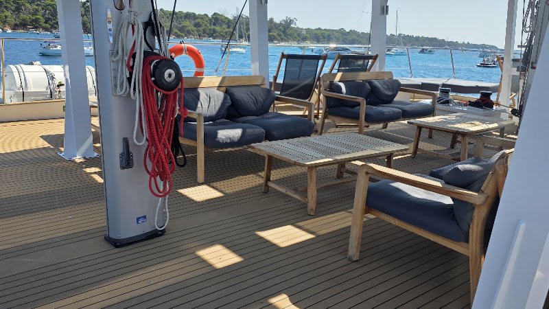AMC Cape Grace Marina Baie des Anges - Sorties en mer en catamaran Alpes-Maritimes — Dîner-croisière & croisière gourmande — Villeneuve-Loubet
