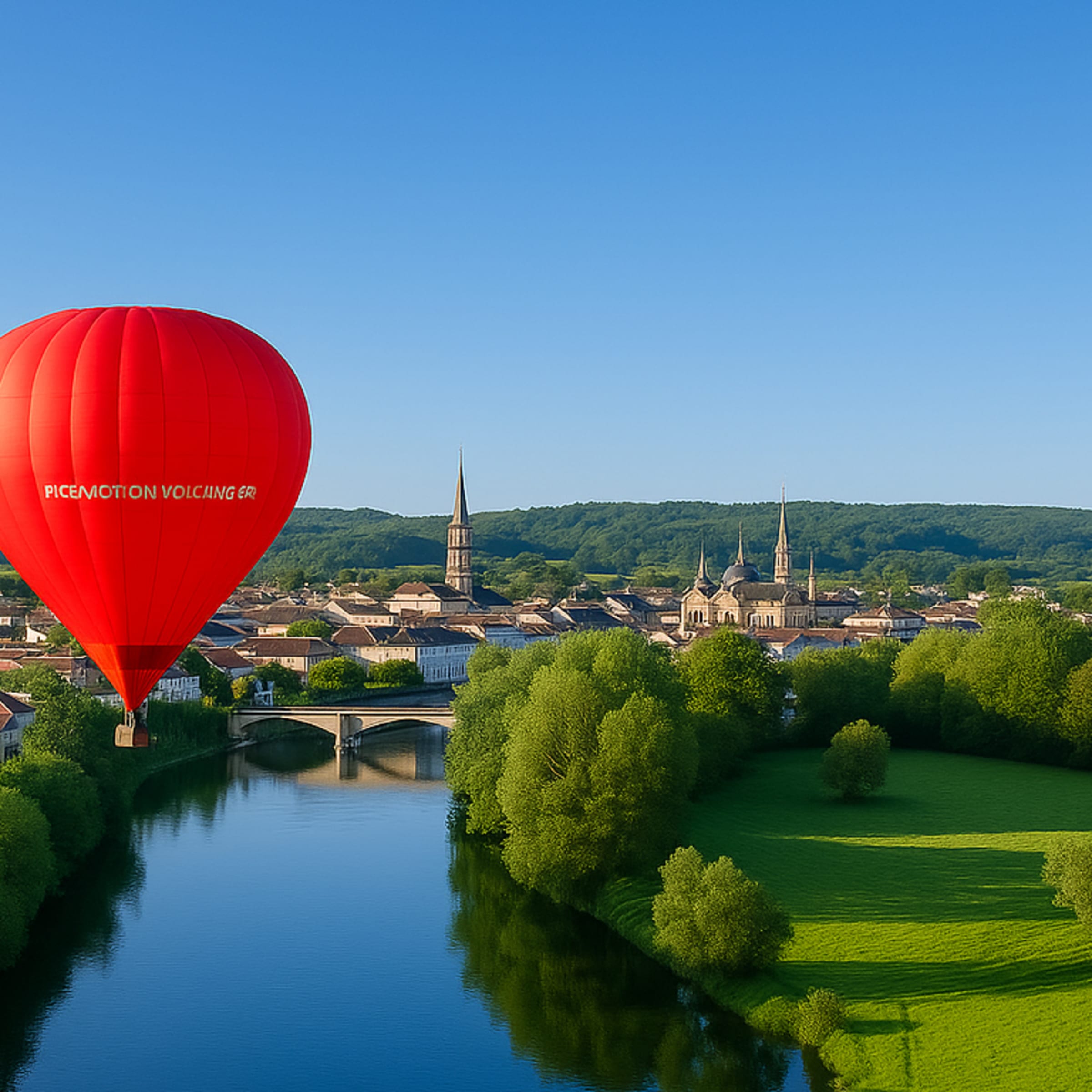 Vol en Montgolfière au-dessus du Château de Saumur