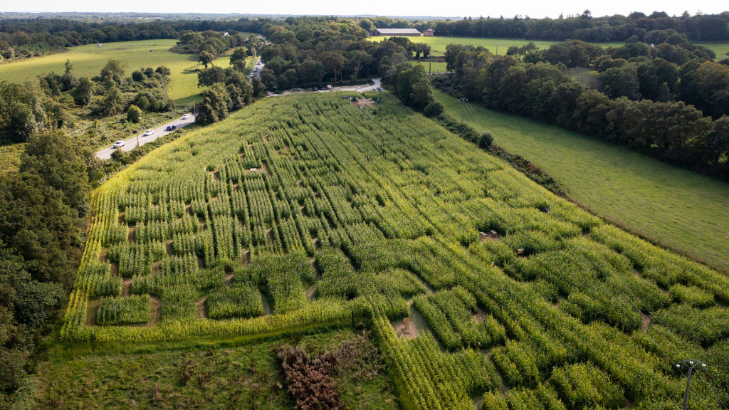 Pop Corn Labyrinthe PLOEMEL - Labyrinthe Géant de Maïs — Labyrinthes végétaux — Ploemel