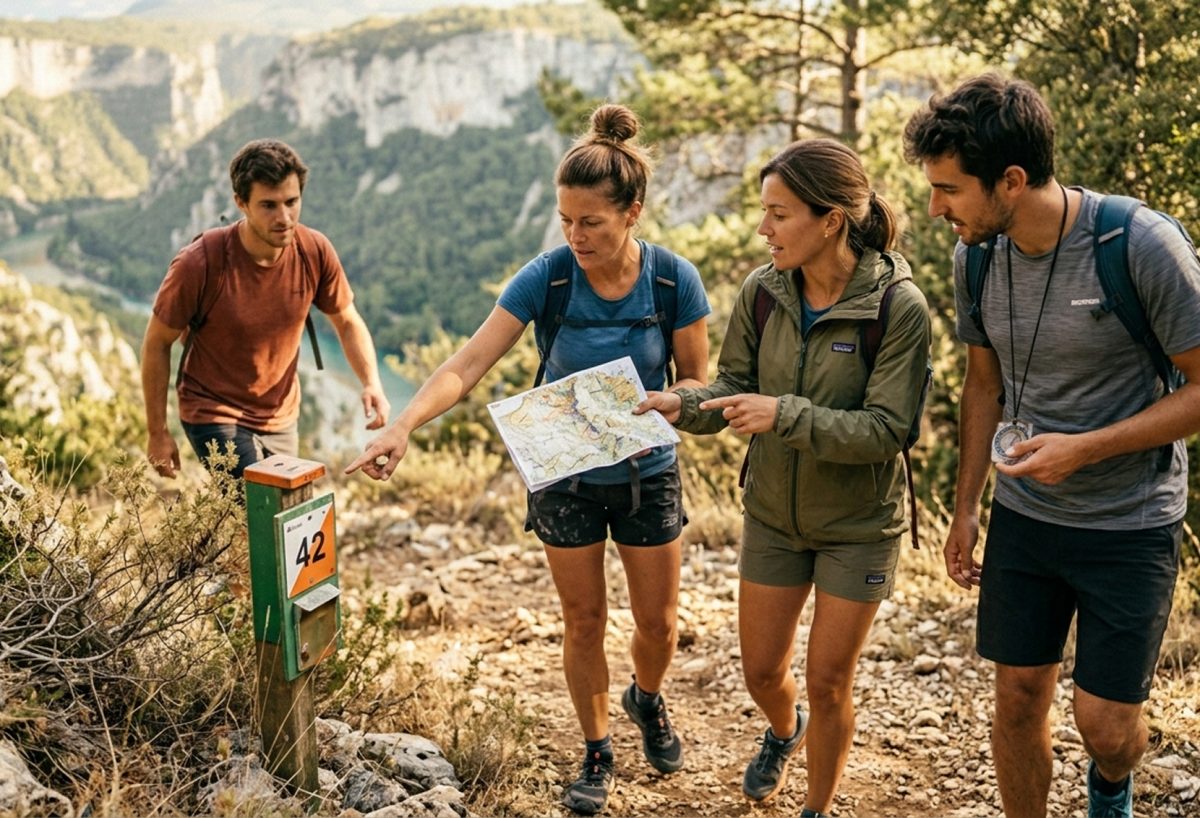 Bureau des Moniteurs du Gard – Chasse au trésor GPS et course d’orientation — Collias