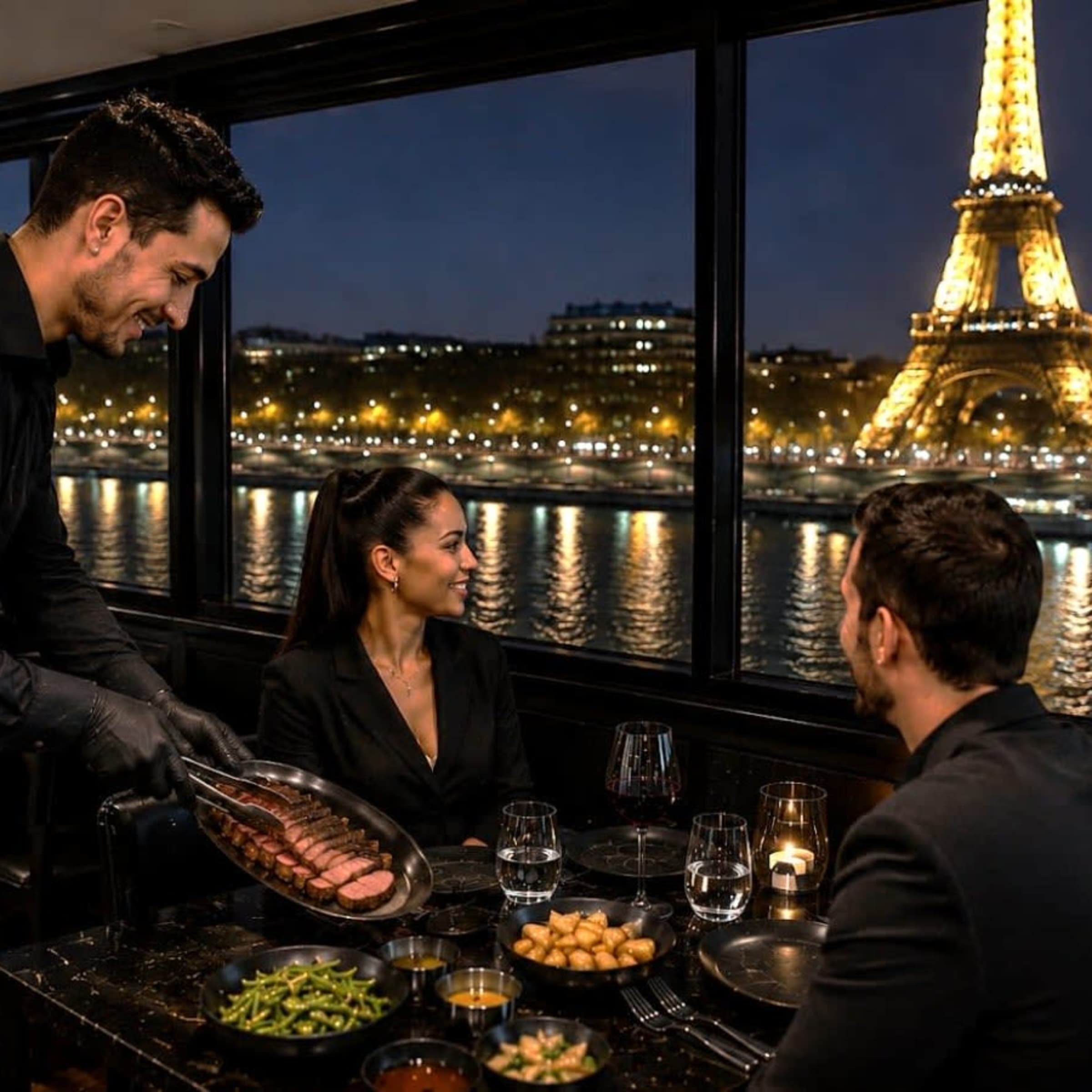Dîner croisière gourmande sur la Seine