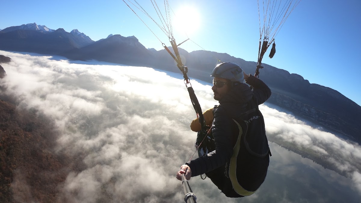 A l'air libre parapente — Baptême en parapente — Doussard