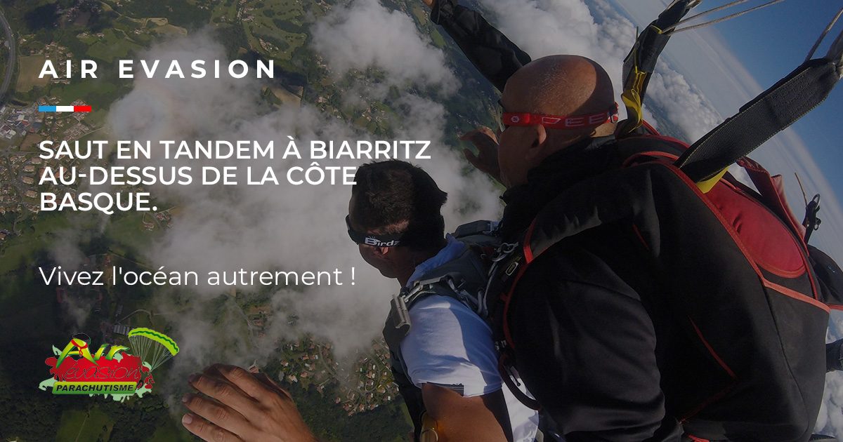 Air Evasion Biarritz Parachutisme — Saut en Parachute - Tandem — Anglet