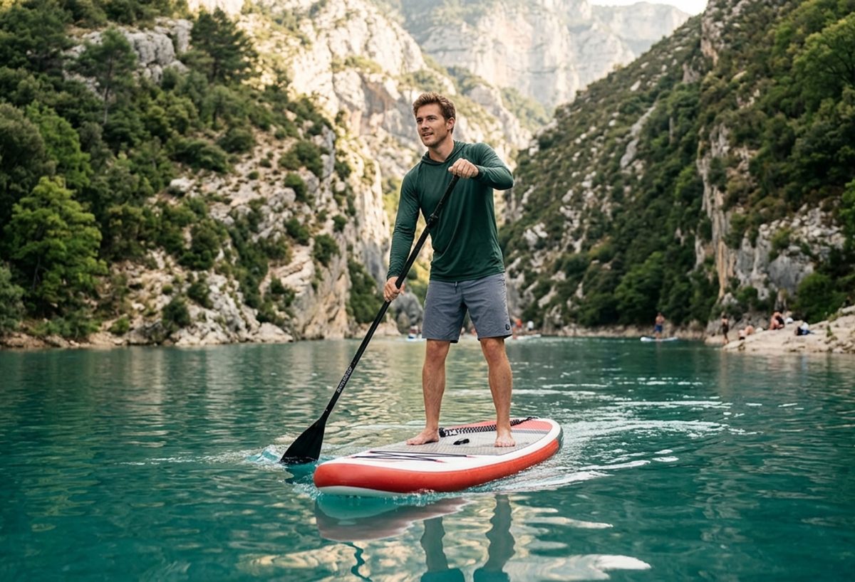 Bureau des Moniteurs du Gard – Stand up paddle sur le Gardon jusqu’au Pont du Gard — Collias