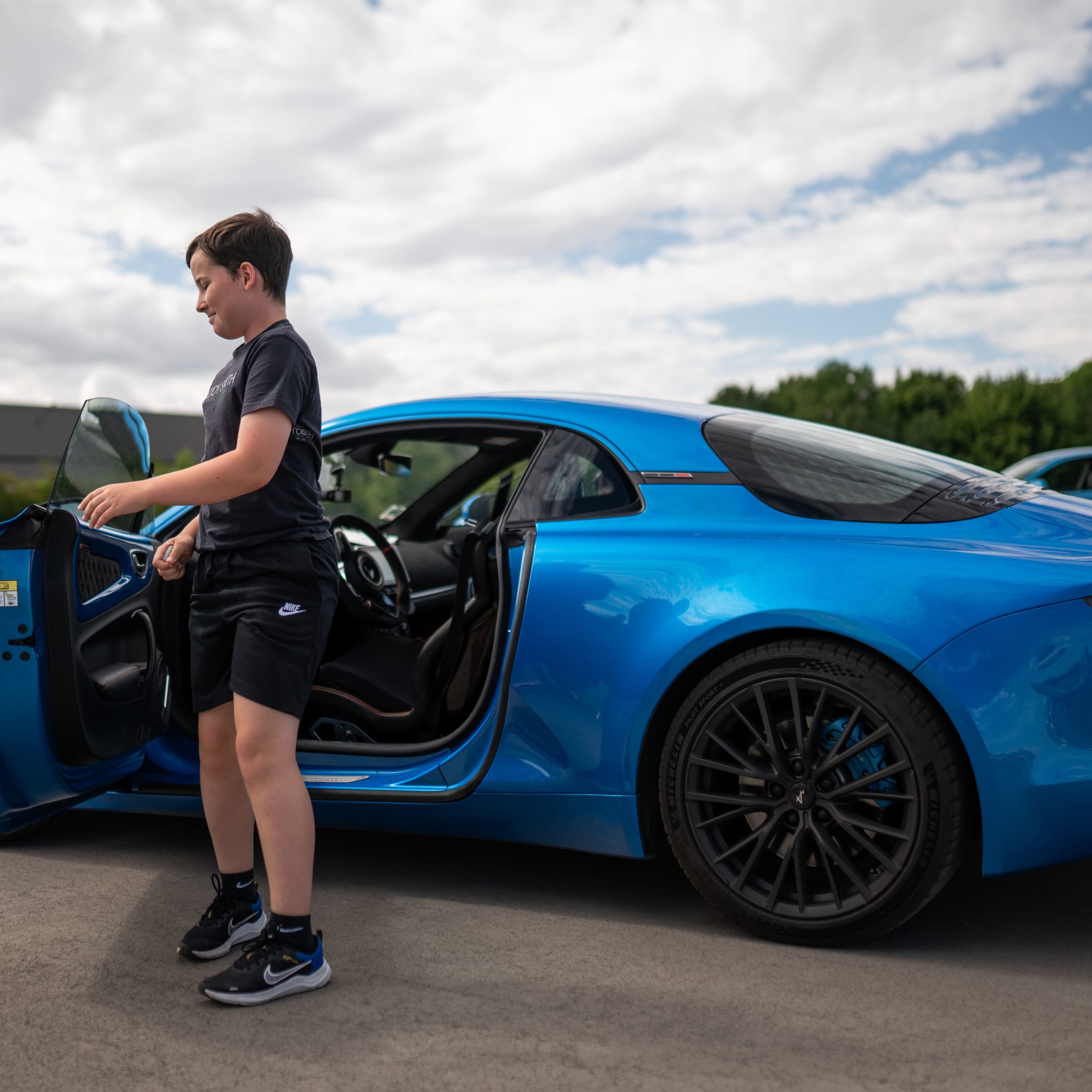 Stage de Pilotage enfant en Alpine A110 au Rheu