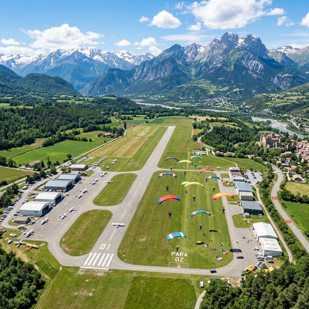 Wolv'air'in Parachutisme Tallard — Saut en Parachute - Tandem — Tallard