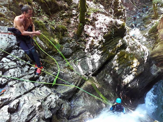 Evasion canyoning — Via Ferrata — Megève