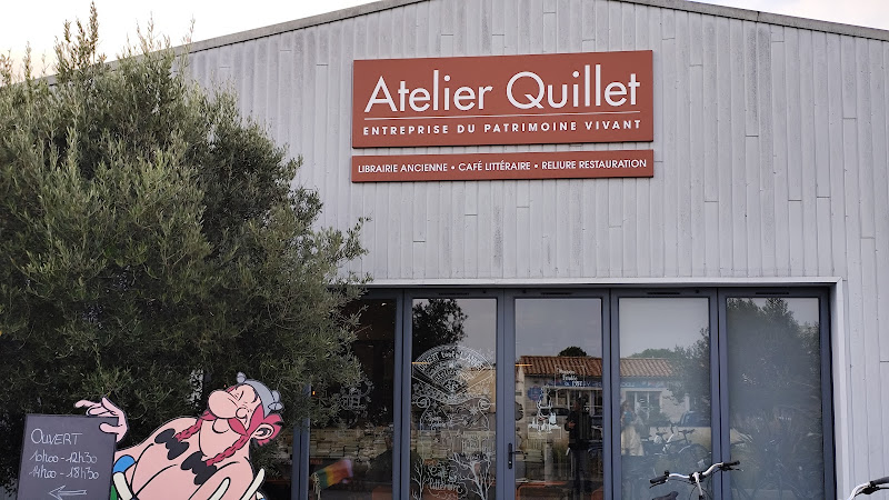 Atelier et Librairie Quillet — Cafés-librairies & salons de thé littéraires — Loix
