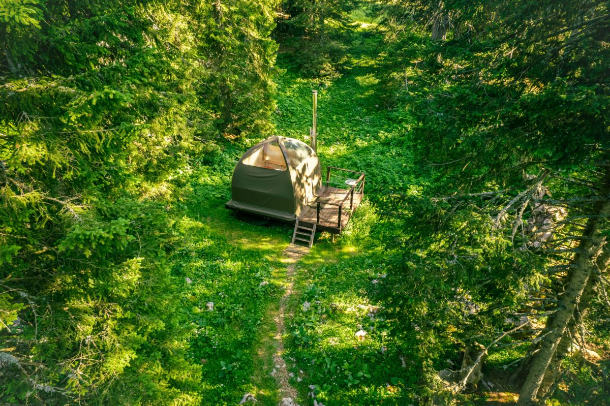 Alpes Bivouac - Semnoz — Dômes géodésiques & observatoires — ANNECY