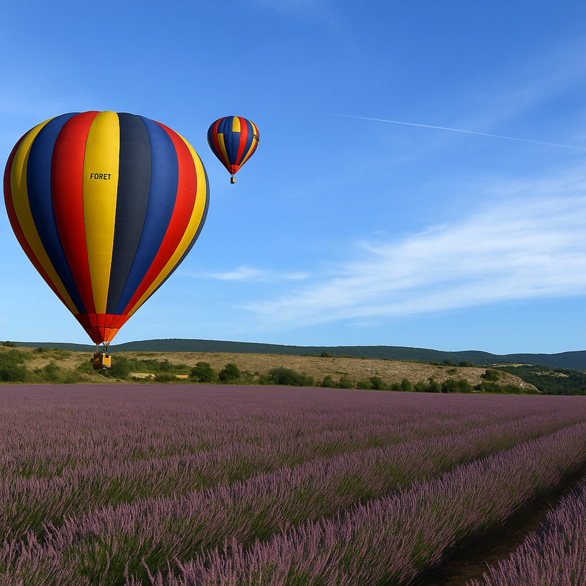 Vol en Montgolfière à Forcalquier en Provence