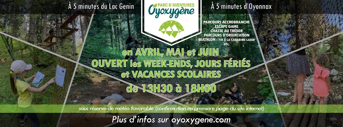 Parc d'Aventures Oyoxygène — Accrobranche - Parcours Aventure — Oyonnax