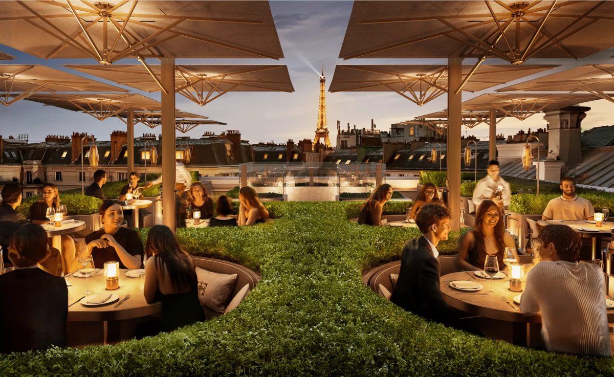 Le Petit RH - rooftop avec vue sur la tour Eiffel - Bars sur les toits avec vue panoramique - Paris