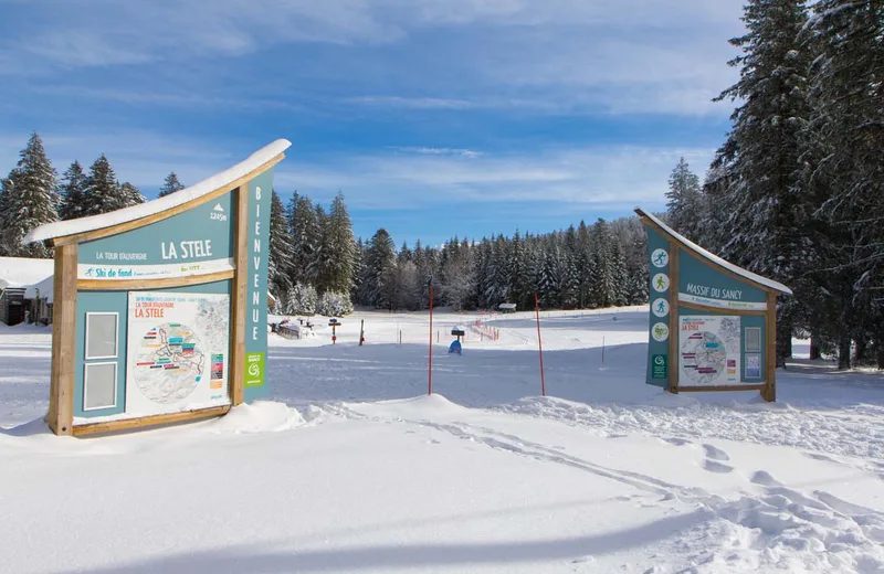 Ski de fond à La Stèle - domaine nordique de La Tour-d’Auvergne - Ski de fond & ski nordique - La Tour-d'Auvergne