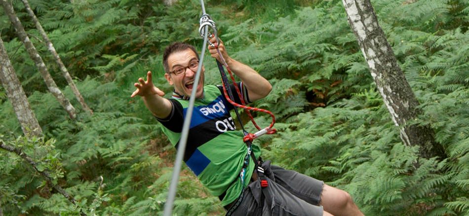 Parc du Bois de la Folie — Accrobranche - Parcours Aventure — Treigny