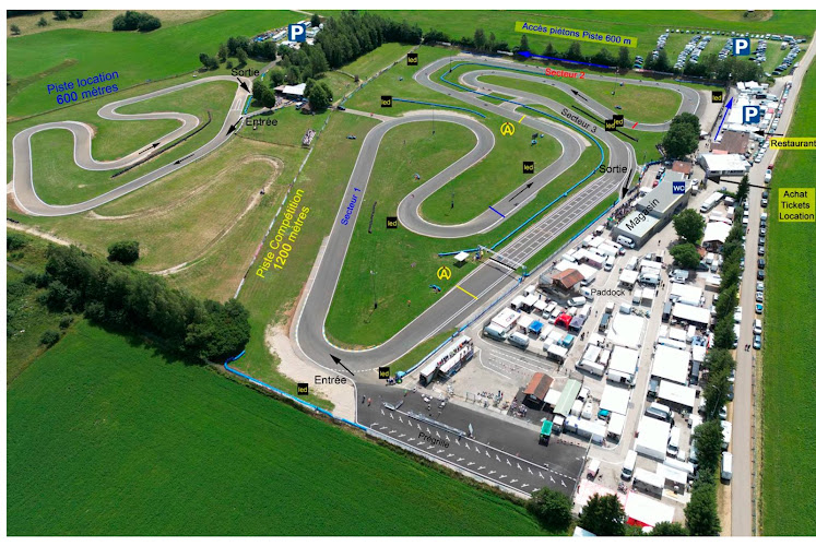 Circuit de karting de L'Enclos - 09 h 12 h - 14 h 19 h