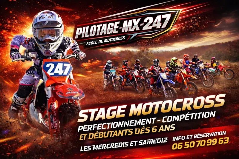 Pilotage mx247 — Motocross - Stage de Pilotage — Saint-Pée-sur-Nivelle