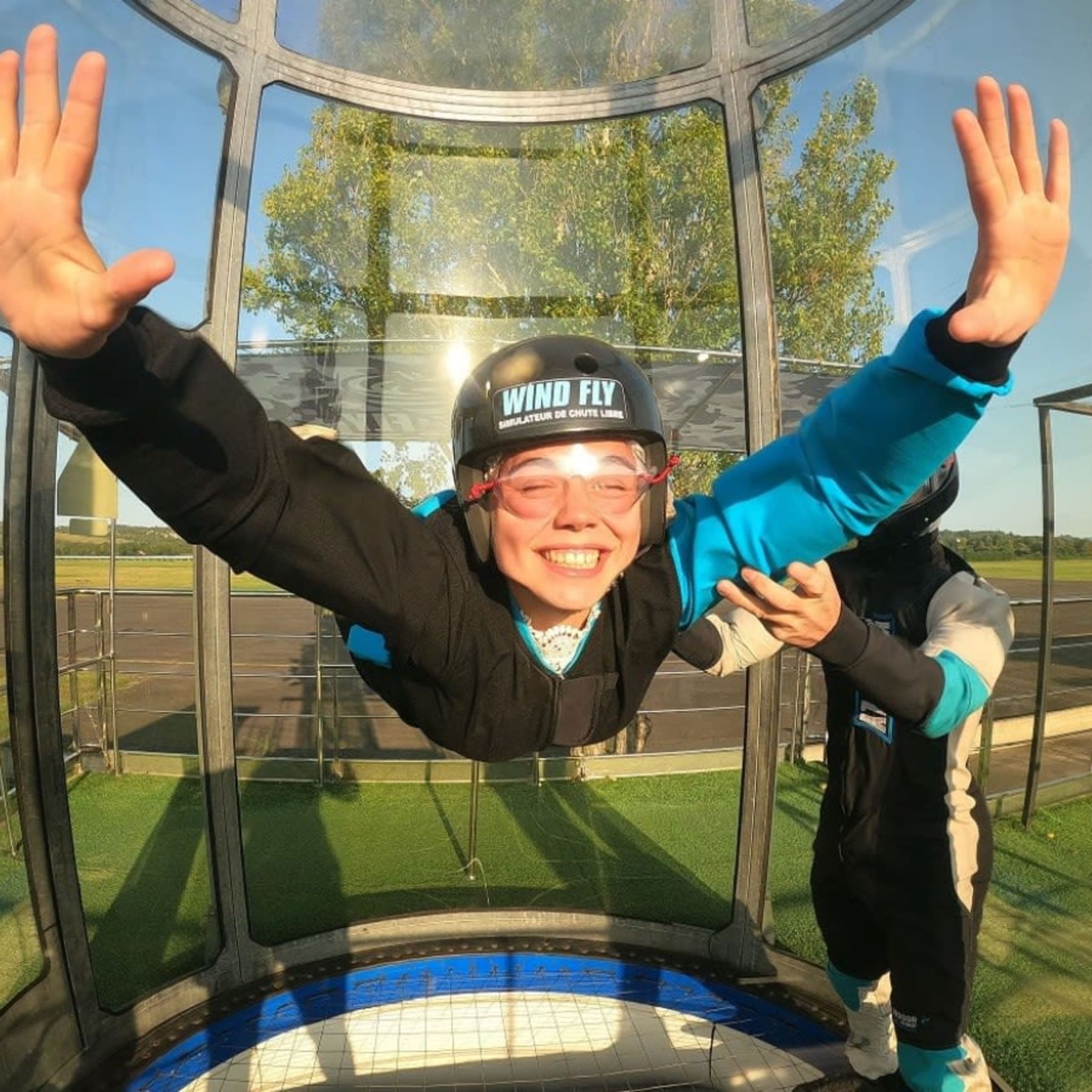 Simulateur de chute libre en soufflerie à Charmeil