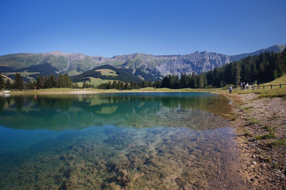 Lac de Javen - balade familiale et vues sur les Aravis à Megève - Promenade / Balade nature - Megève