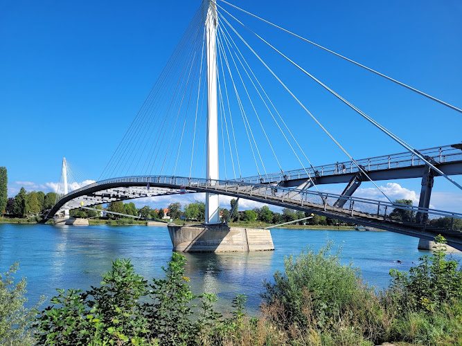 Jardin des Deux Rives - traversée piétonne du Rhin jusqu’à Kehl