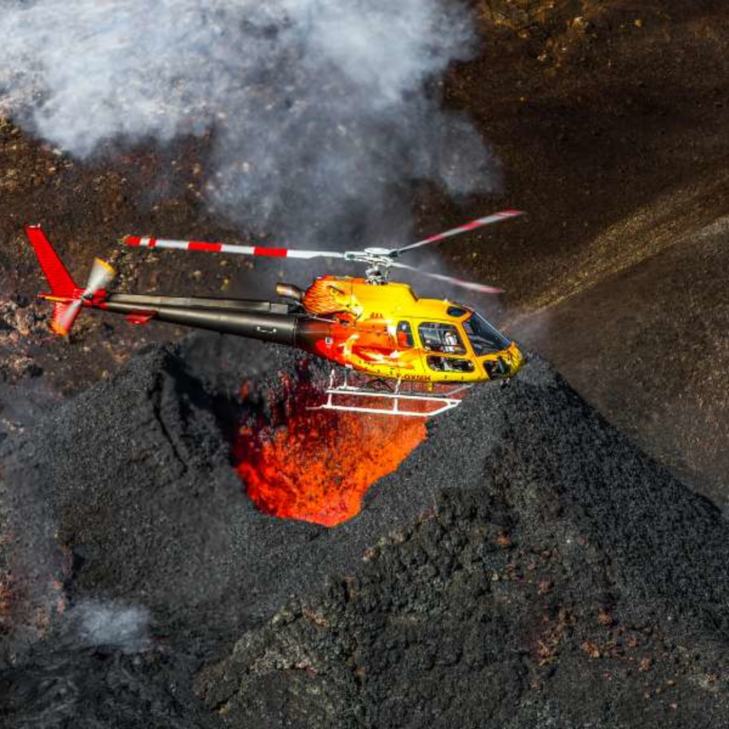 Vol en hélicoptère à la Réunion