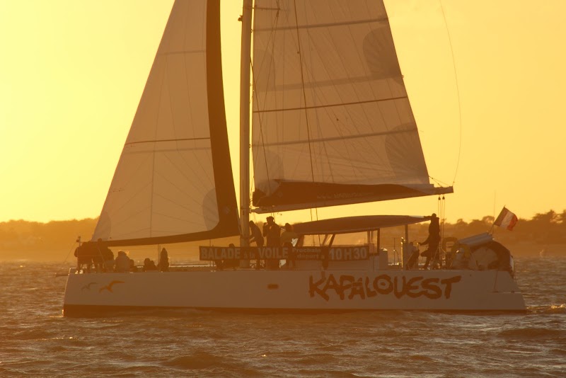 KAPALOUEST - Balades à la voile en catamaran — Dîner-croisière & croisière gourmande — La Rochelle