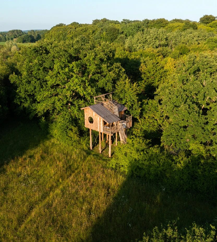 Cabanes de La Réserve — Écolodges & chalets nature — St-Léger-Aux-Bois