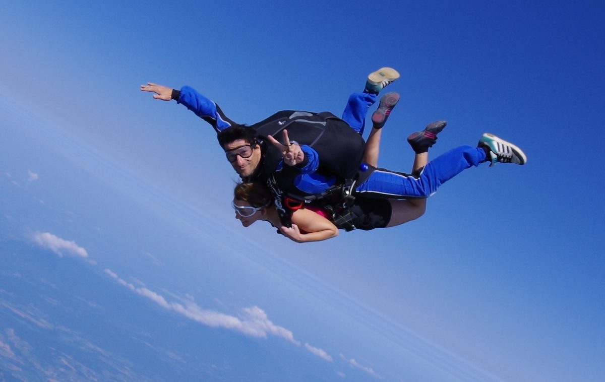 Un petit air de liberté — Saut en Parachute - Tandem — Viviers-du-Lac