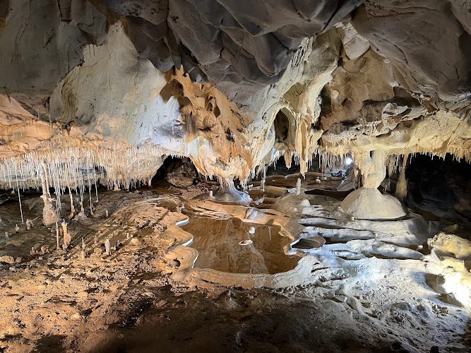 Grottes de Thouzon - rivière fossile, stalactites dorées et nouveau son et lumière — Visite de grottes & gouffres — Le Thor