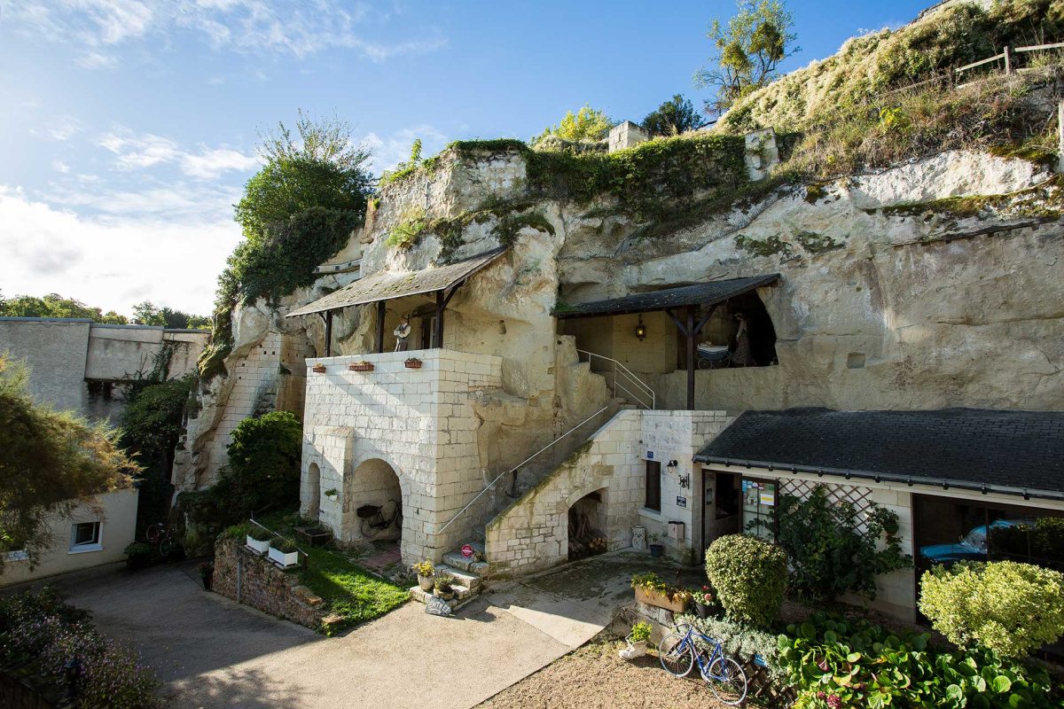 Les Pommes Tapées du Val de Loire — Repas dans une grotte aménagée — Turquant